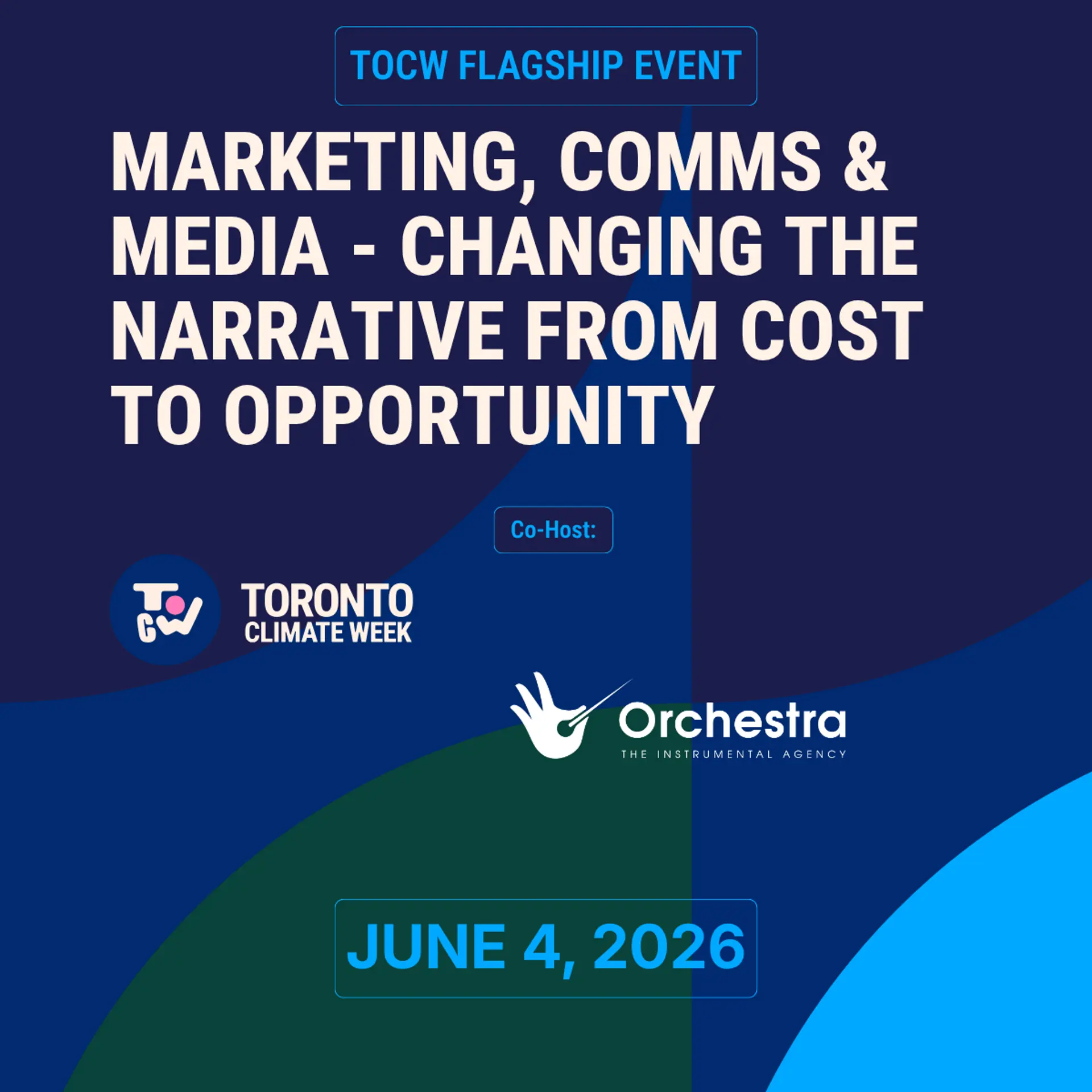 TOCW Flagship Event: Marketing, Comms & Media | Changing the Narrative from Cost to Opportunity