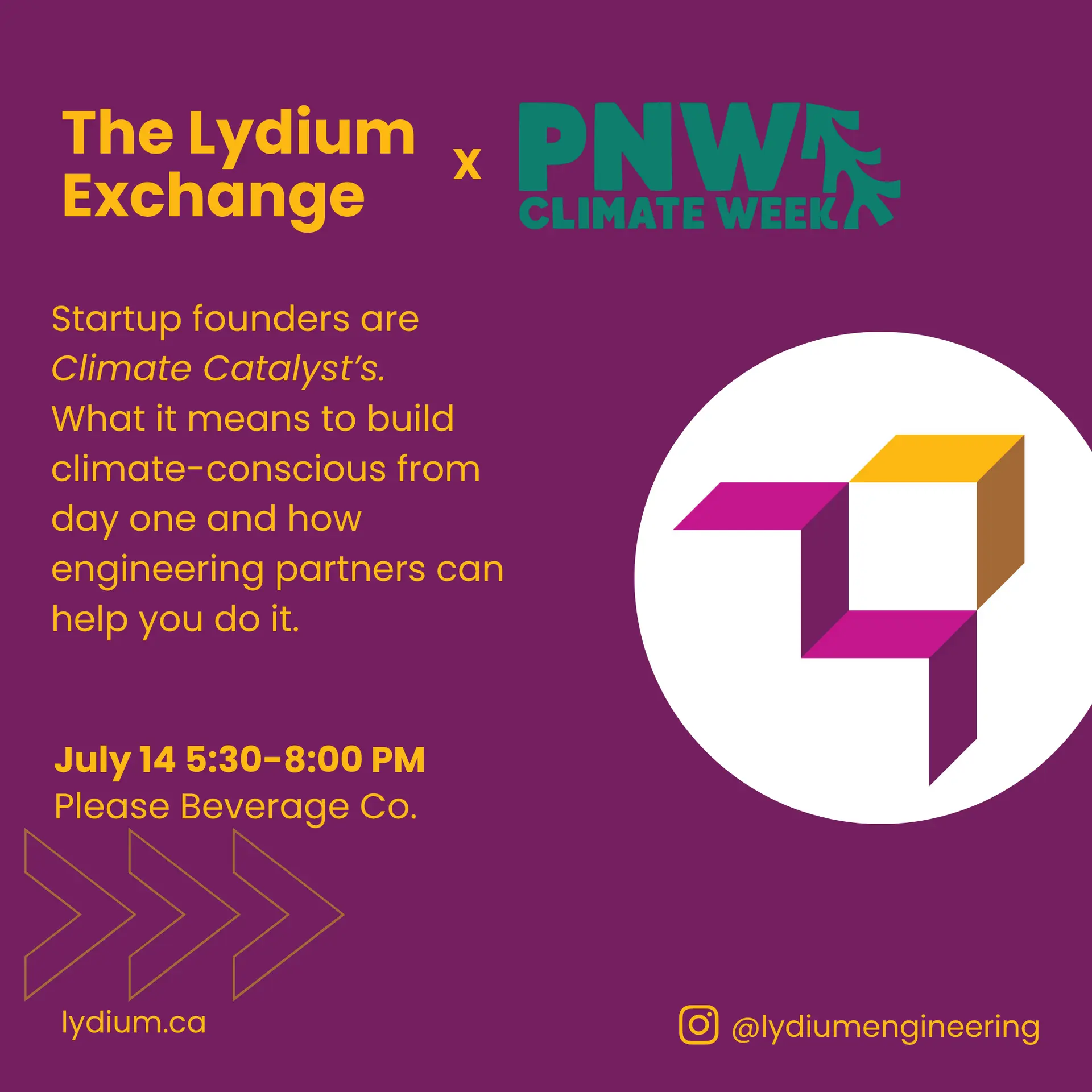 The Lydium Exchange - Networking Event for Clean Tech Startups