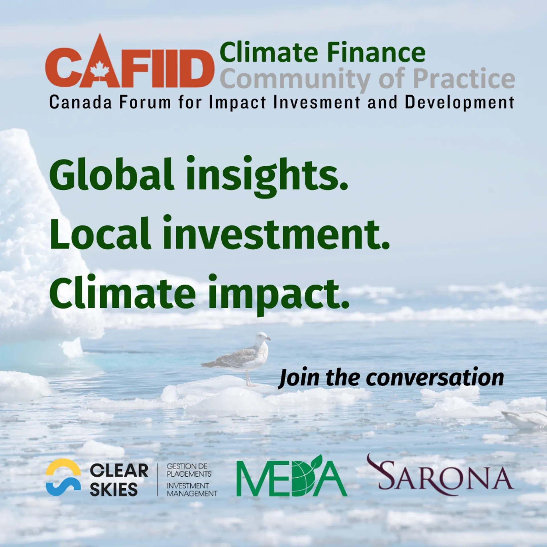 Bridging Global Capital and Local Climate Impact: CAFIID Toronto Climate Week Event