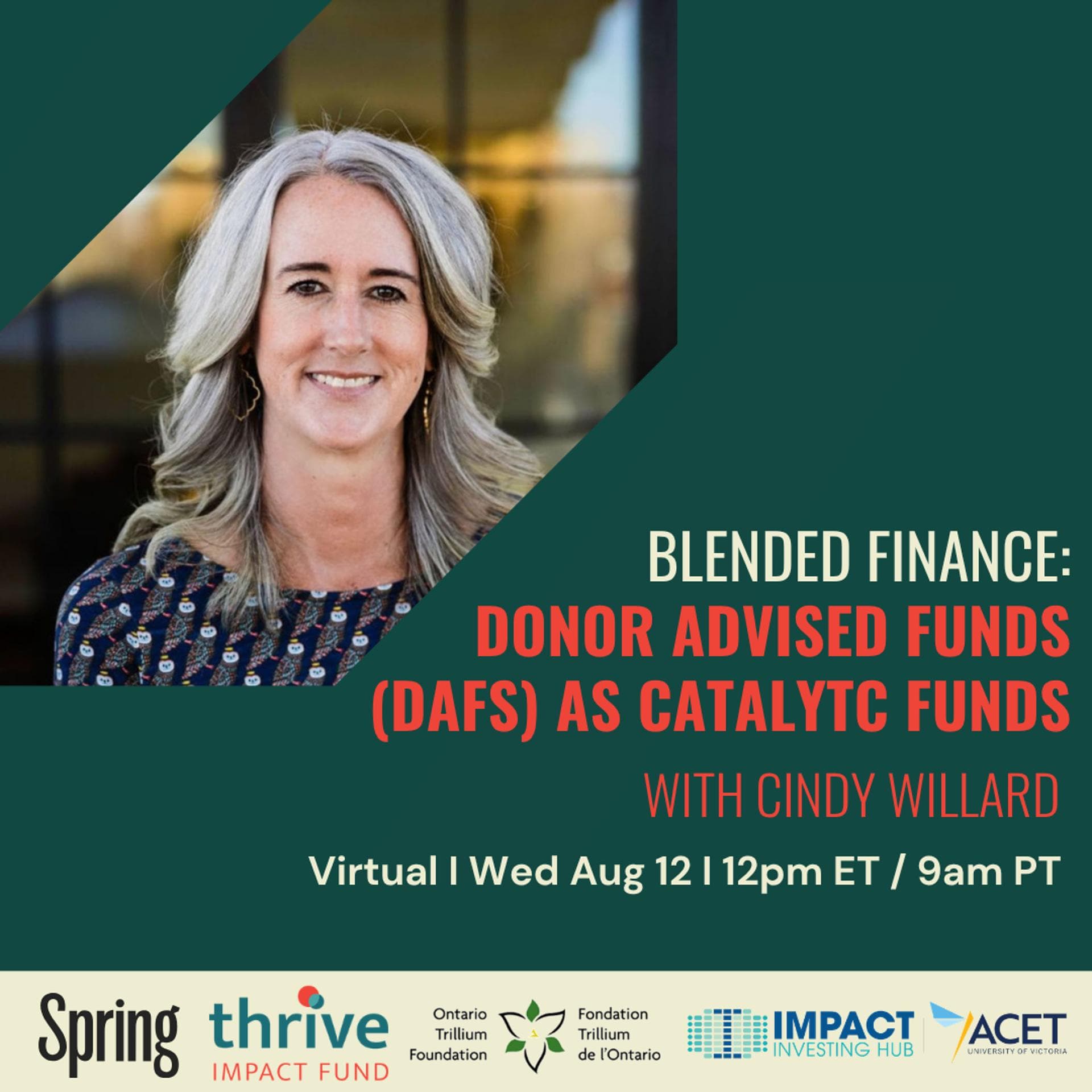 Donor Advised Funds (DAFs) as Catalytic Capital