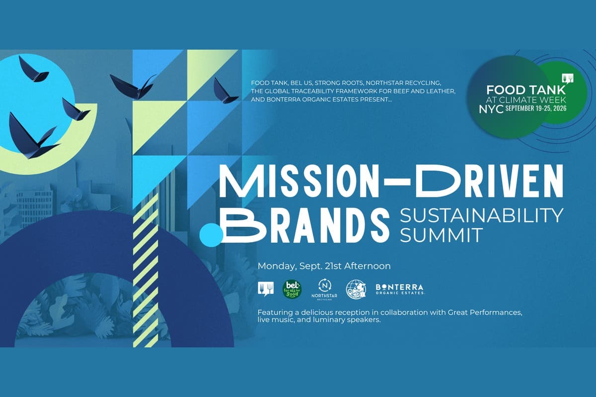 Food Tank at Climate Week NYC: Mission Driven Brands Sustainability Summit