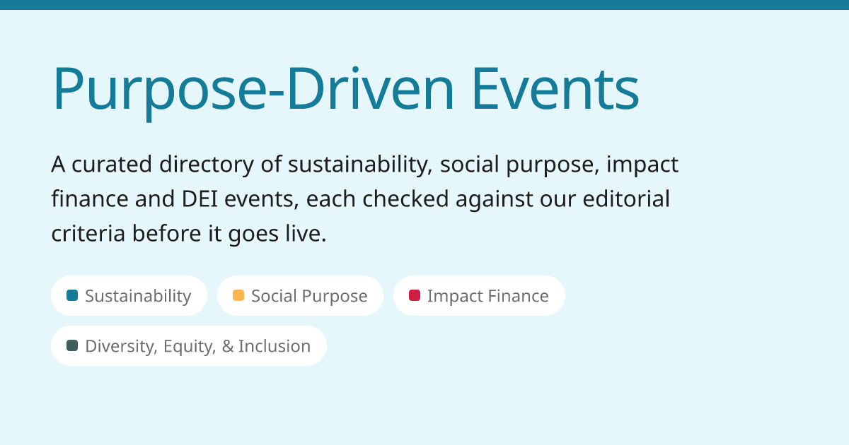 Events Calendar | Purpose-Driven Events
